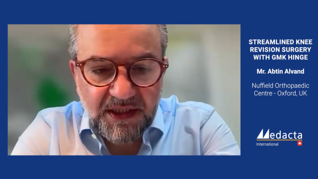 Streamlined Knee Revision surgery with GMK Hinge - Mr. Alvand
